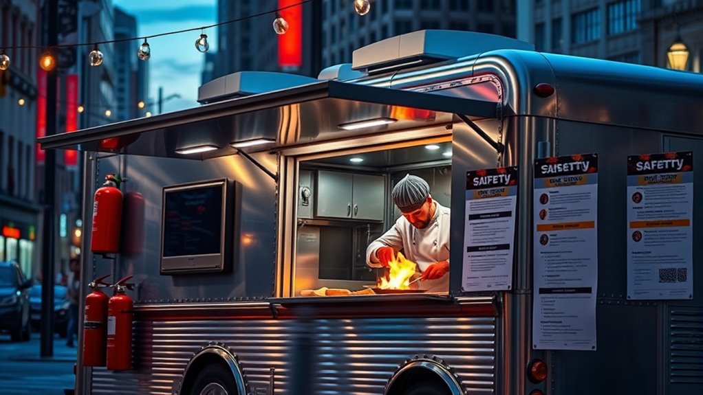 food truck fire compliance