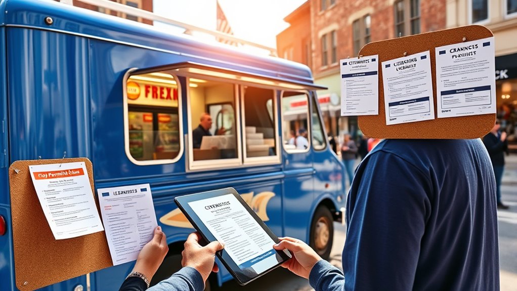 food truck licensing costs
