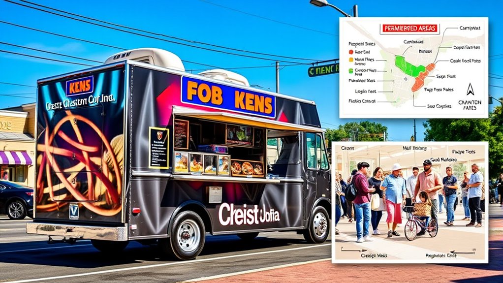 food truck location restrictions