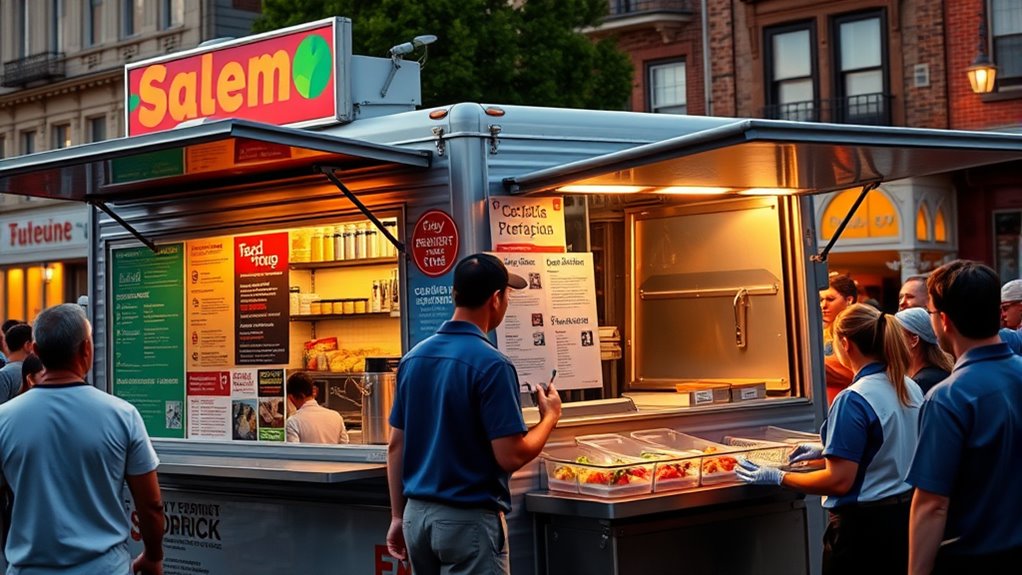 food truck menu safety standards