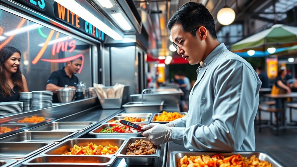 food truck monitoring procedures