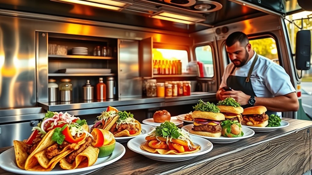 food truck recipe creation