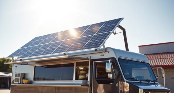 food truck solar panel options