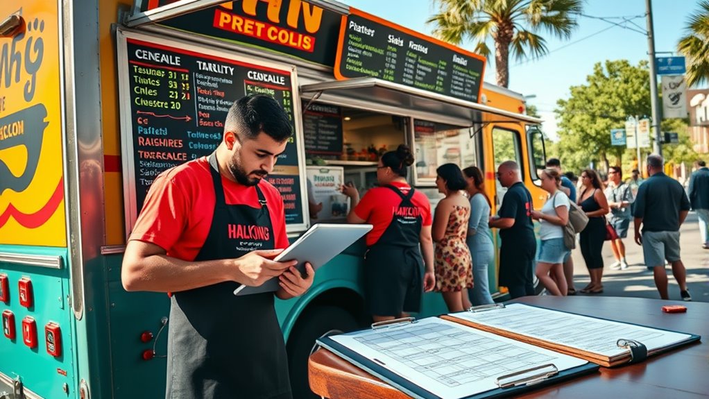 food truck staffing schedules
