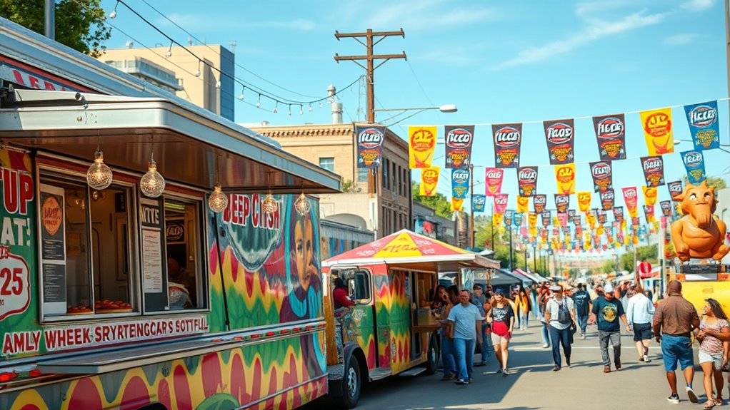 food trucks at festivals