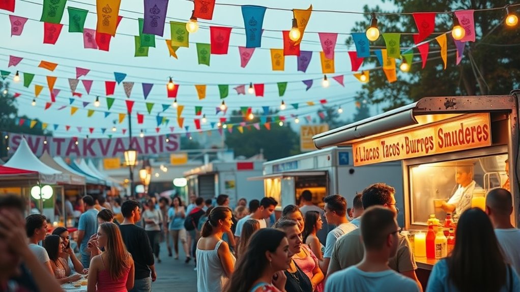 food trucks at festivals