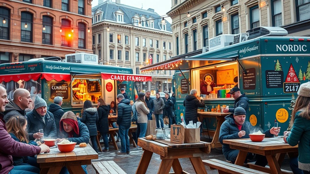 food trucks at key city events