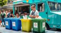 food trucks recycling initiatives