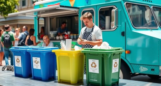 food trucks recycling initiatives