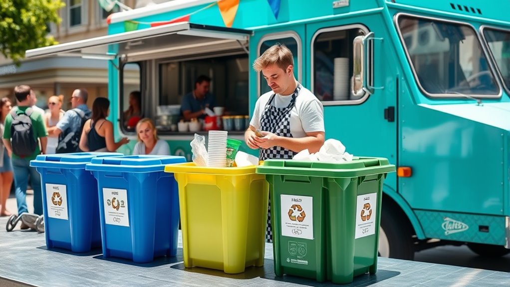 food trucks recycling initiatives