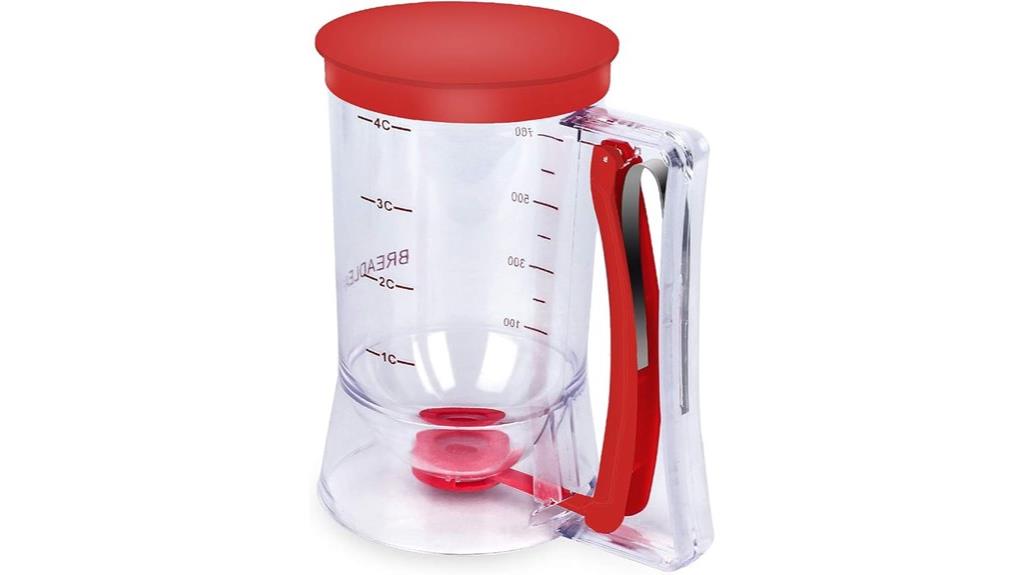 four cup pancake batter dispenser