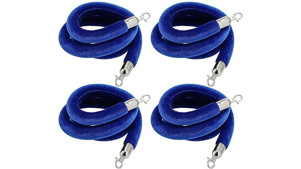 four pack velvet crowd ropes