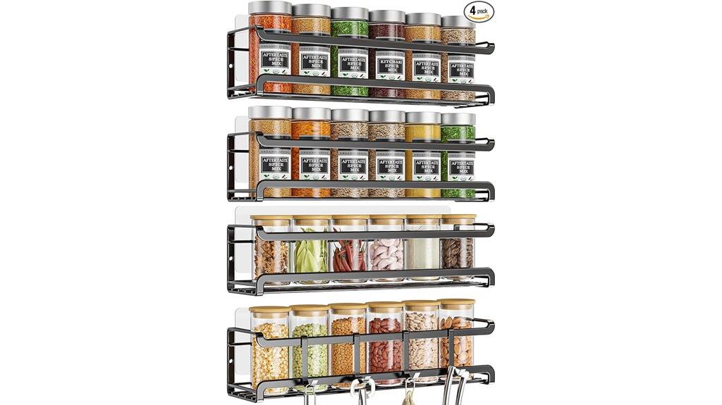 four pack wall racks