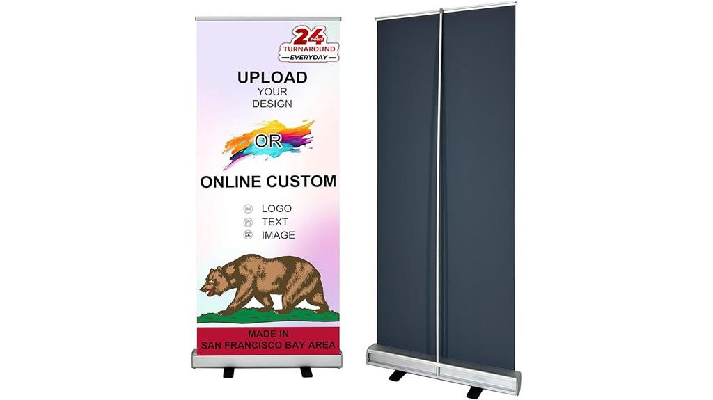 four sign custom banner