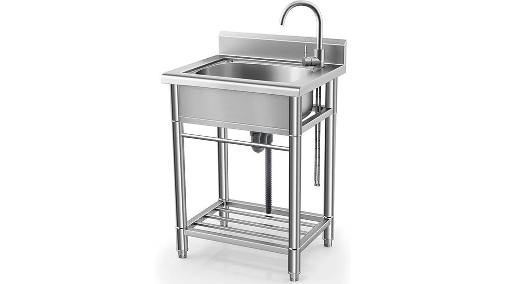 free standing utility sink