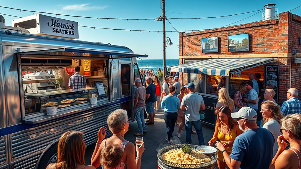 fresh seafood with scenic views