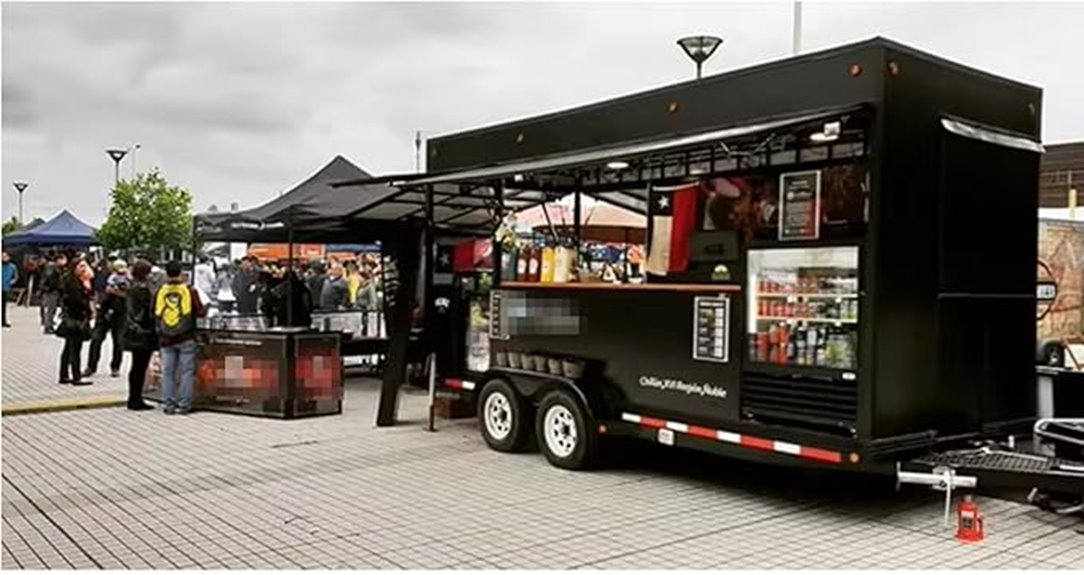 fully equipped food truck