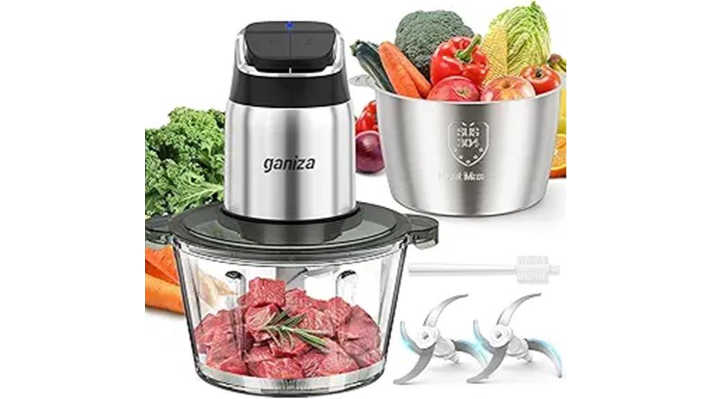 ganiza food processor with bowls