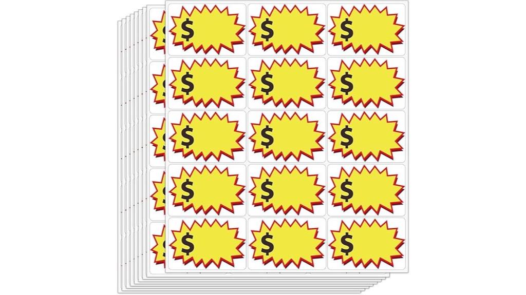 garage sale sticker pack