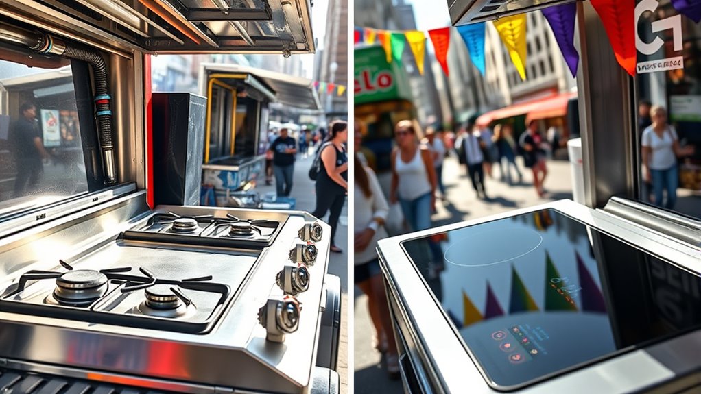 gas vs electric food trucks