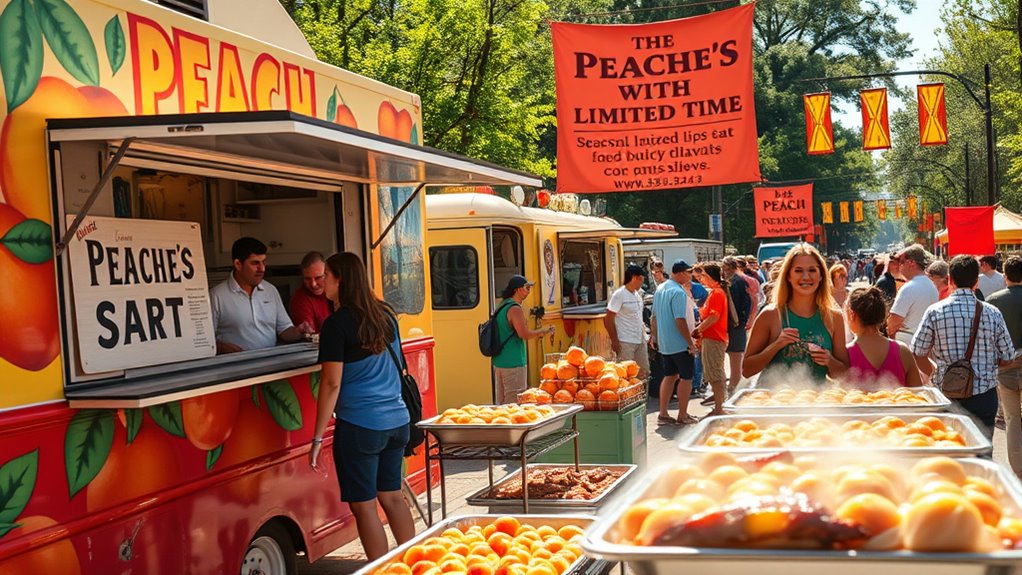 georgia peach seasonal treats