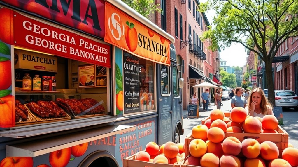 georgia peaches enhance diverse dishes