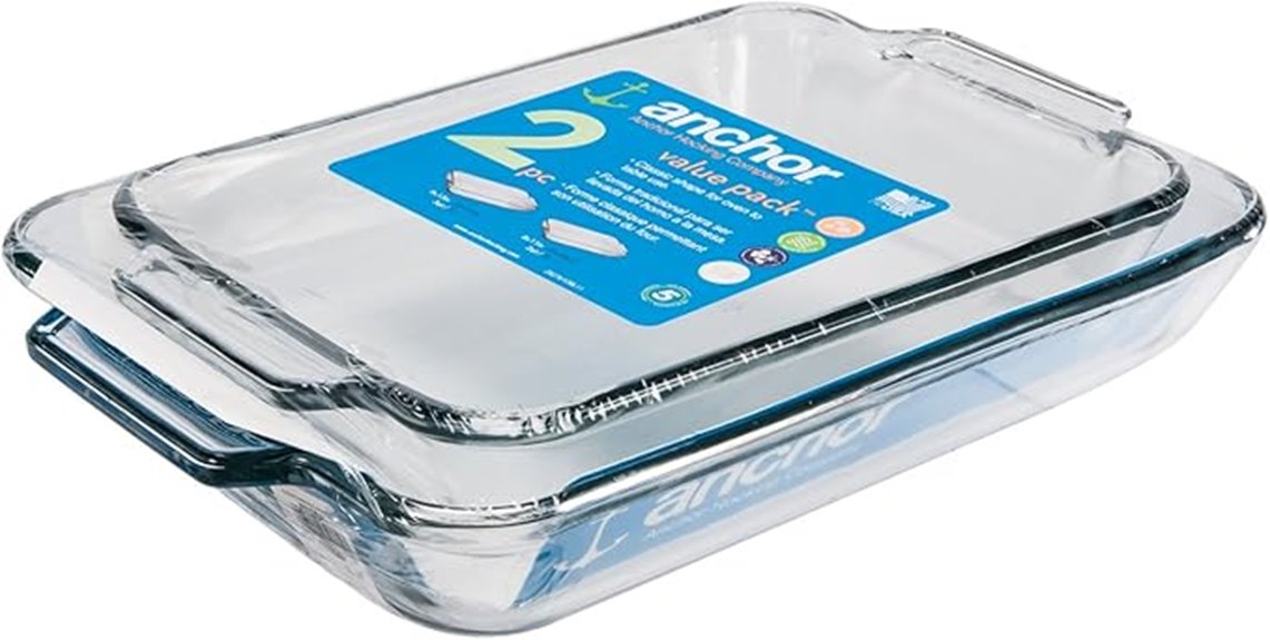 glass baking dish set