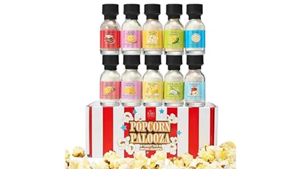 gourmet popcorn flavor set
