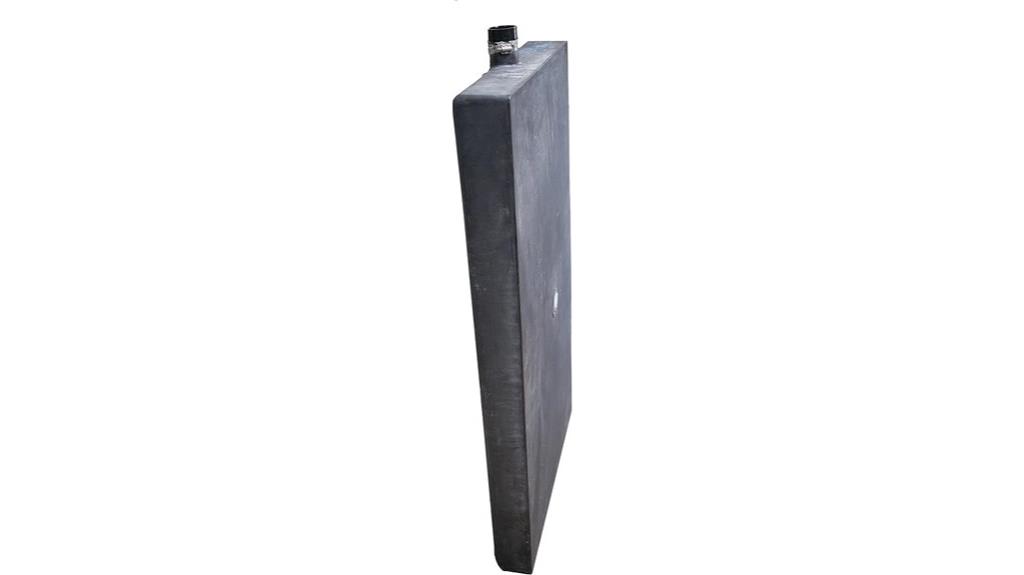grey water tank dimensions