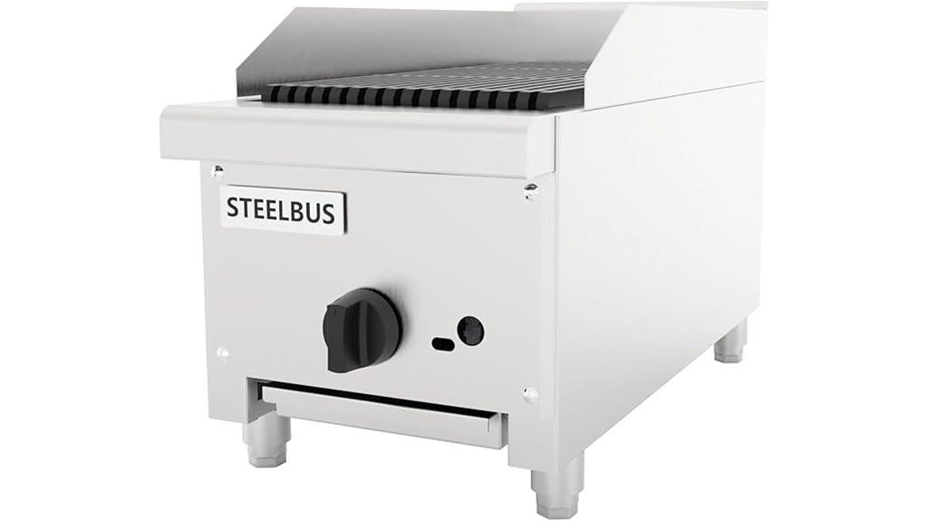 heavy commercial radiant broiler