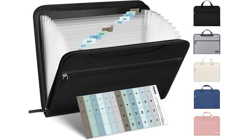 heavy duty accordion file