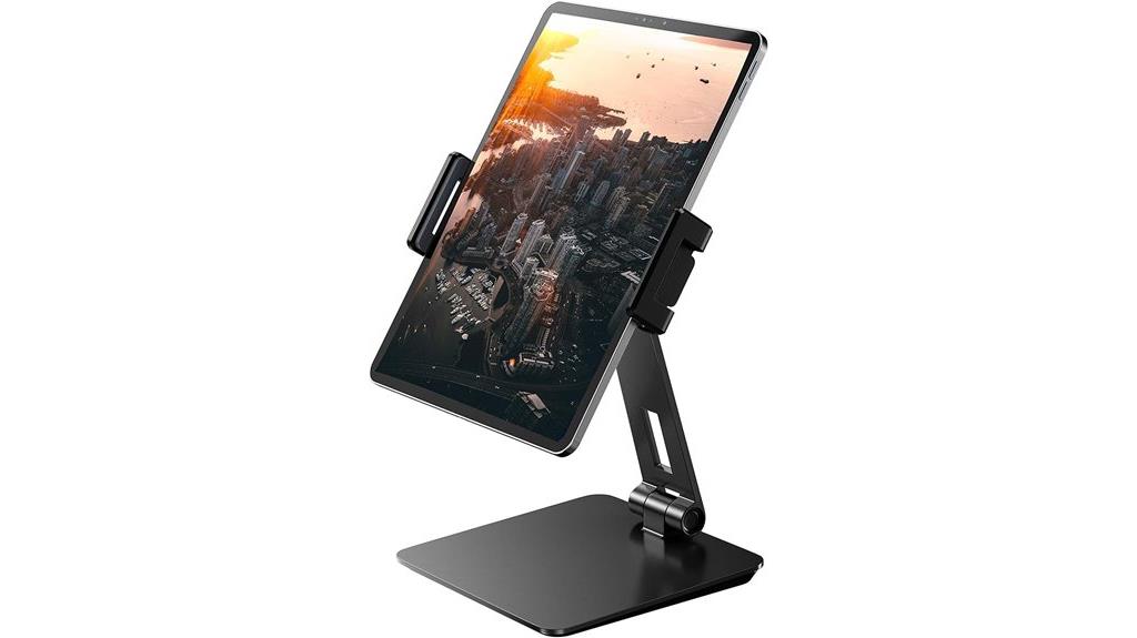 heavy duty aluminum tablet stand