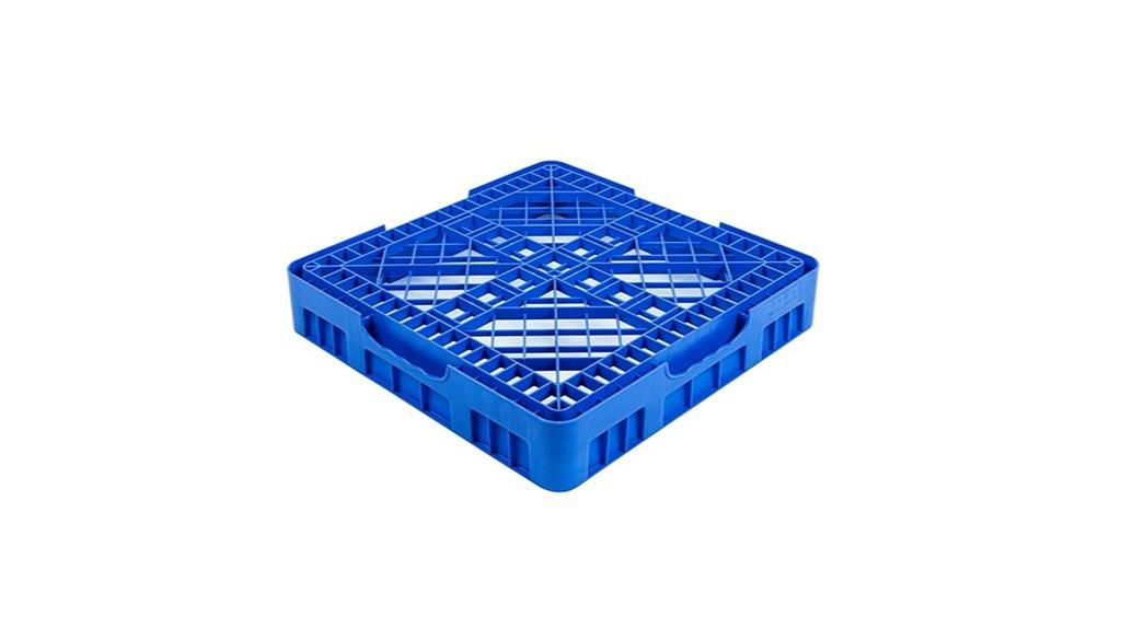 heavy duty blue dish rack