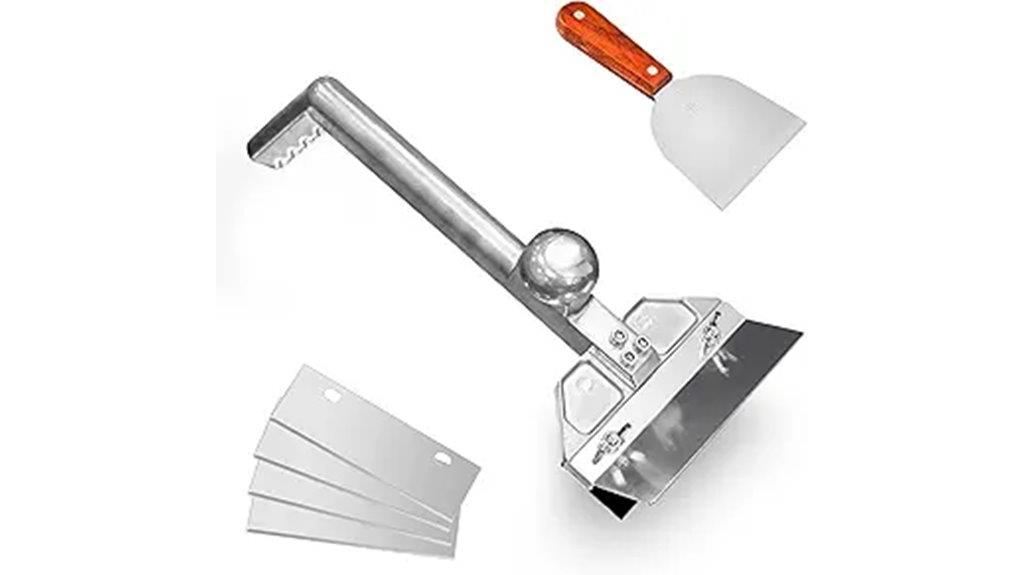 heavy duty grill scraper set