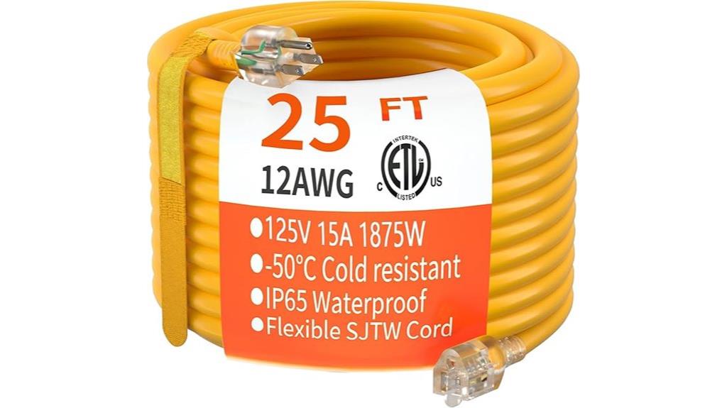 heavy duty outdoor extension cord