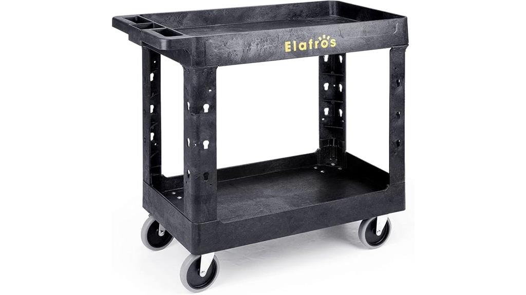 heavy duty plastic utility cart