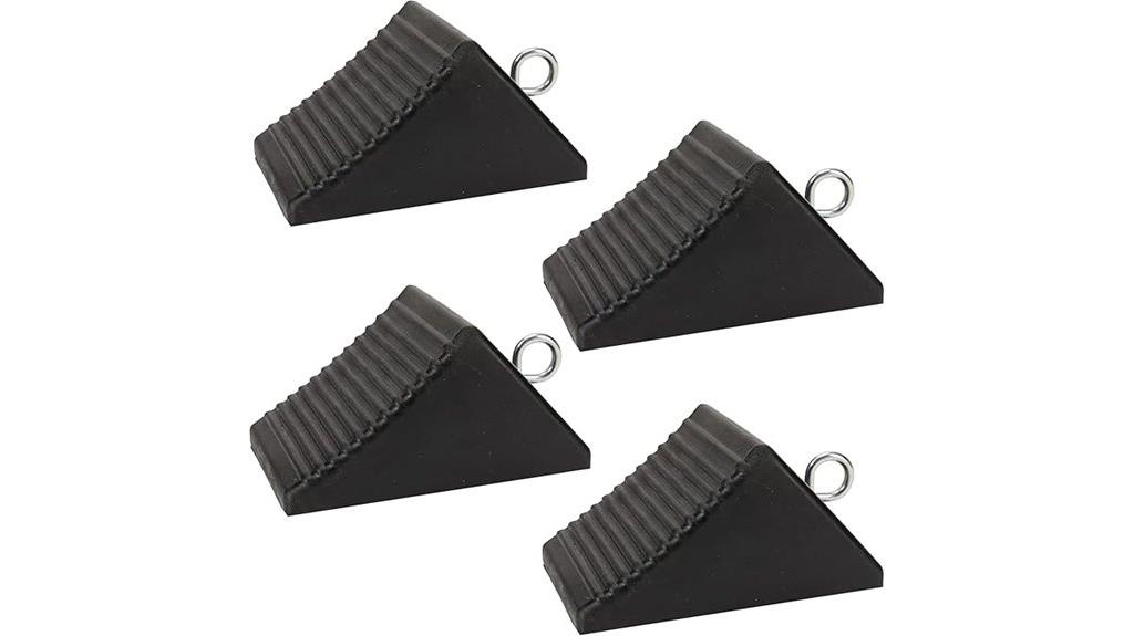 heavy rubber wheel chocks