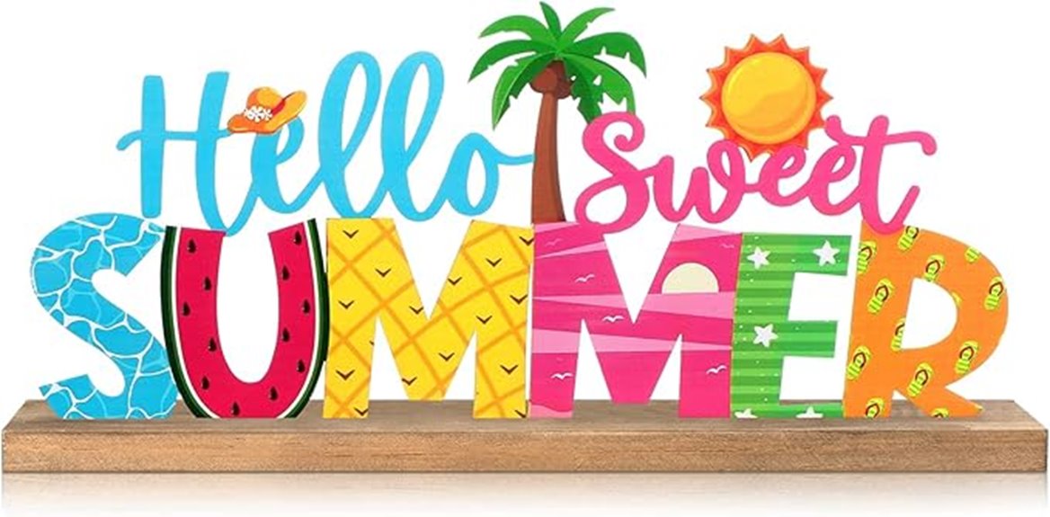 hello summer home sign