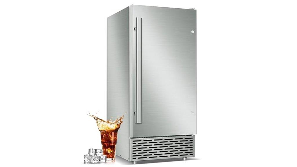 high capacity built in ice maker