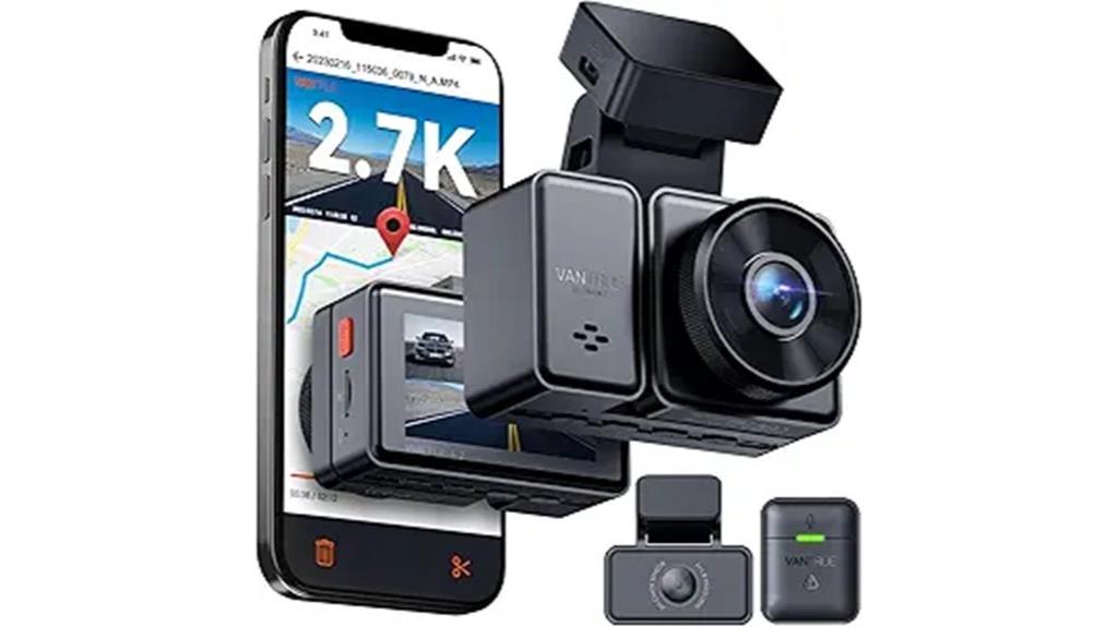 high resolution dual dash cam