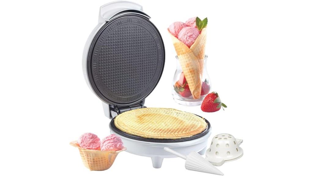 homemade ice cream cones