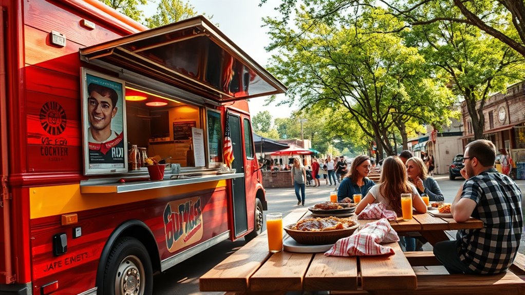 hot springs food truck scene