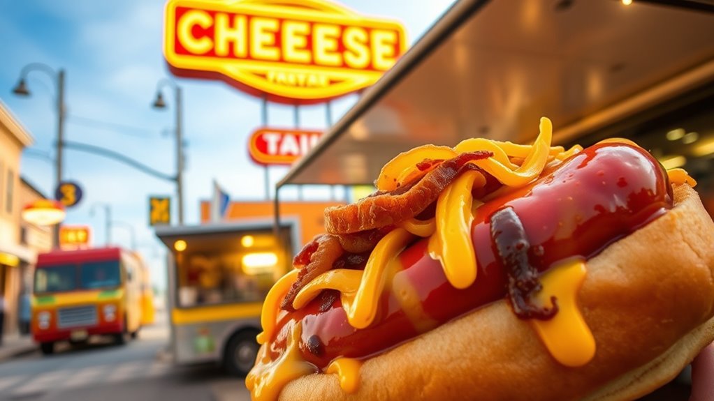 innovative cheese and brat