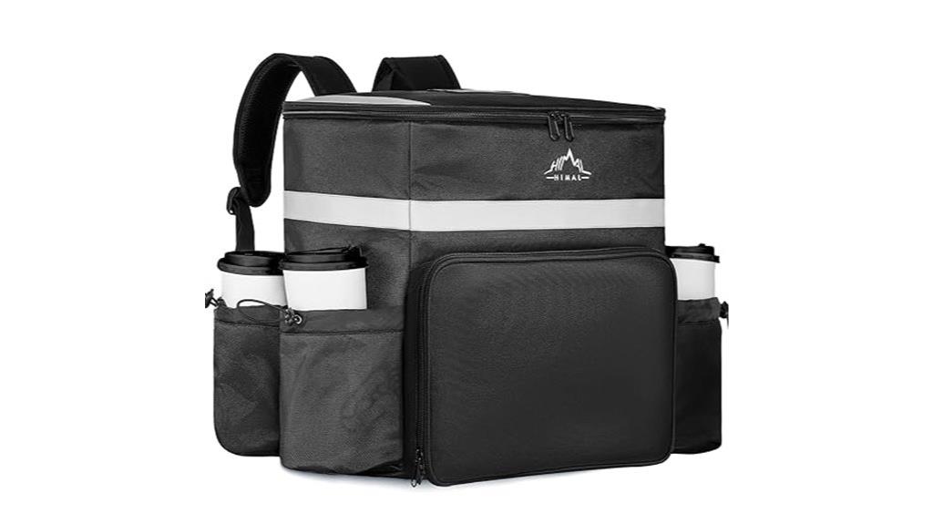 insulated bike food backpack