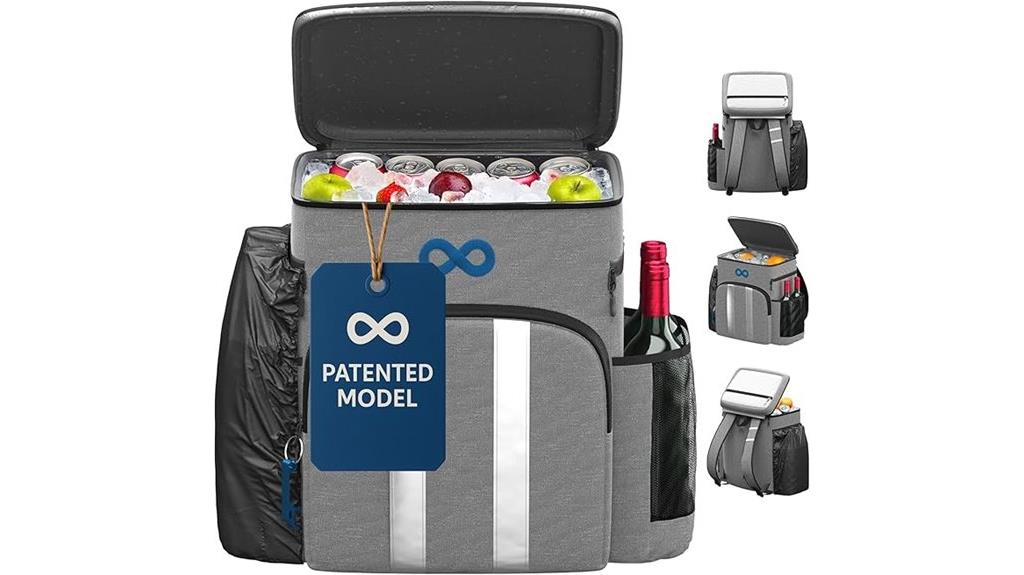 insulated cooler backpack