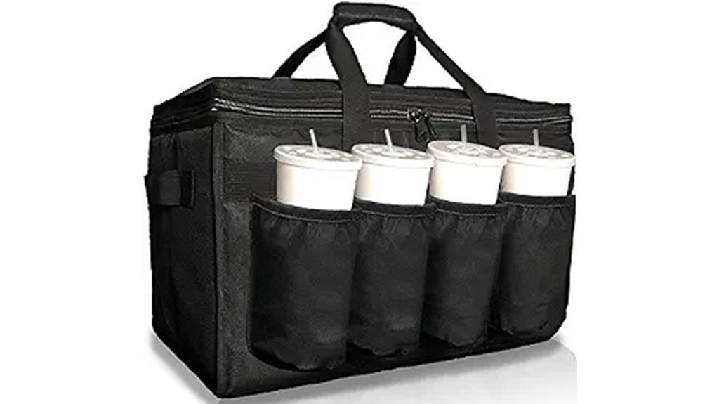 insulated food delivery bag