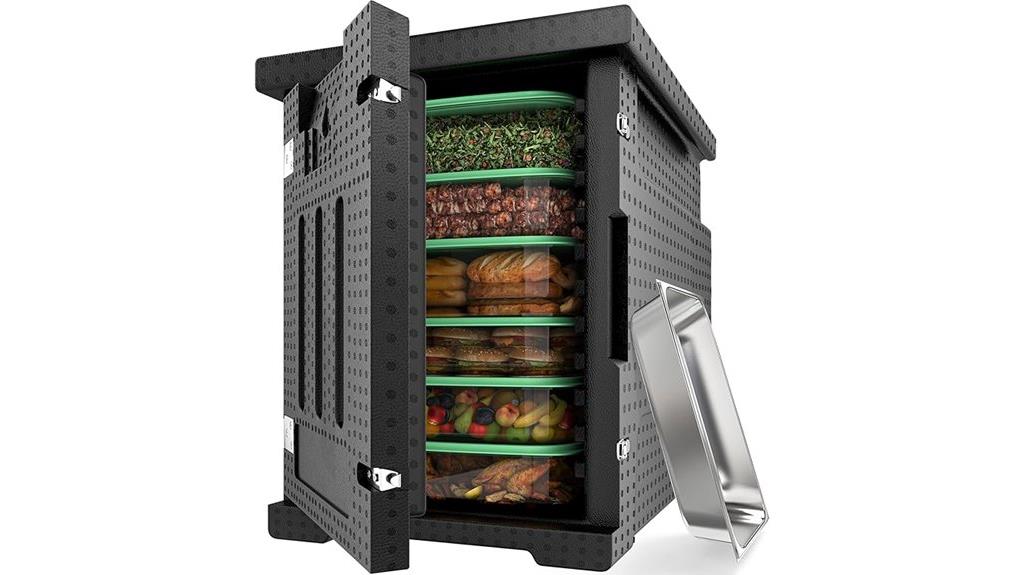insulated food pan carrier