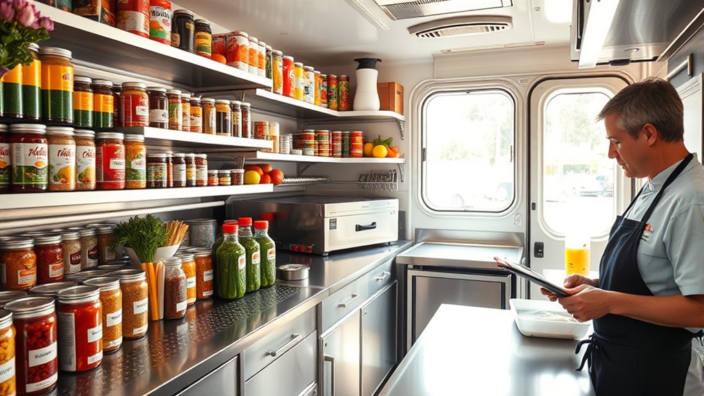 inventory planning for mobile kitchens