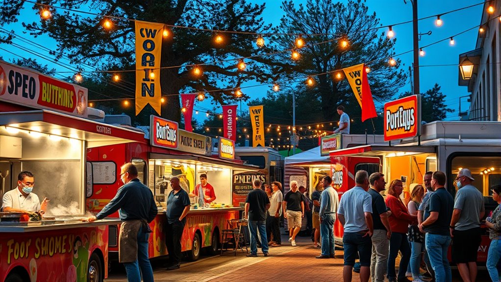 join local food truck groups