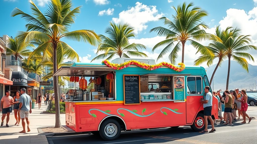 kailua food truck setup